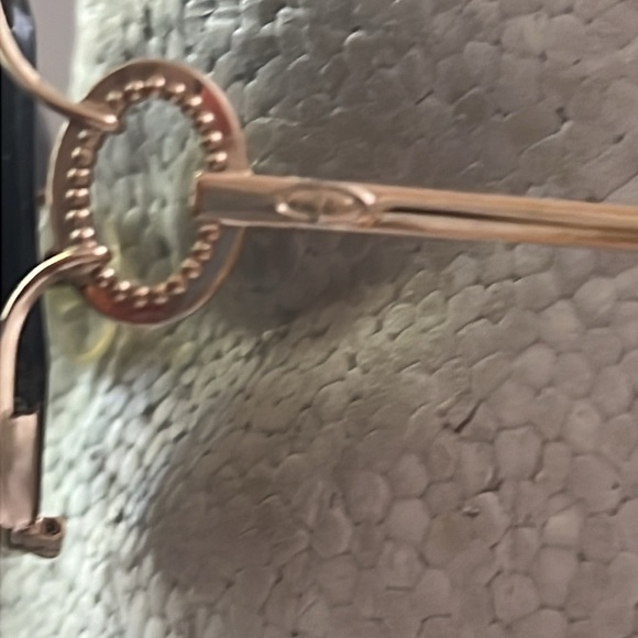 Vintage Christian Dior Eyeglasses Sunglasses Goldtone Frames - Picture 5 of 13